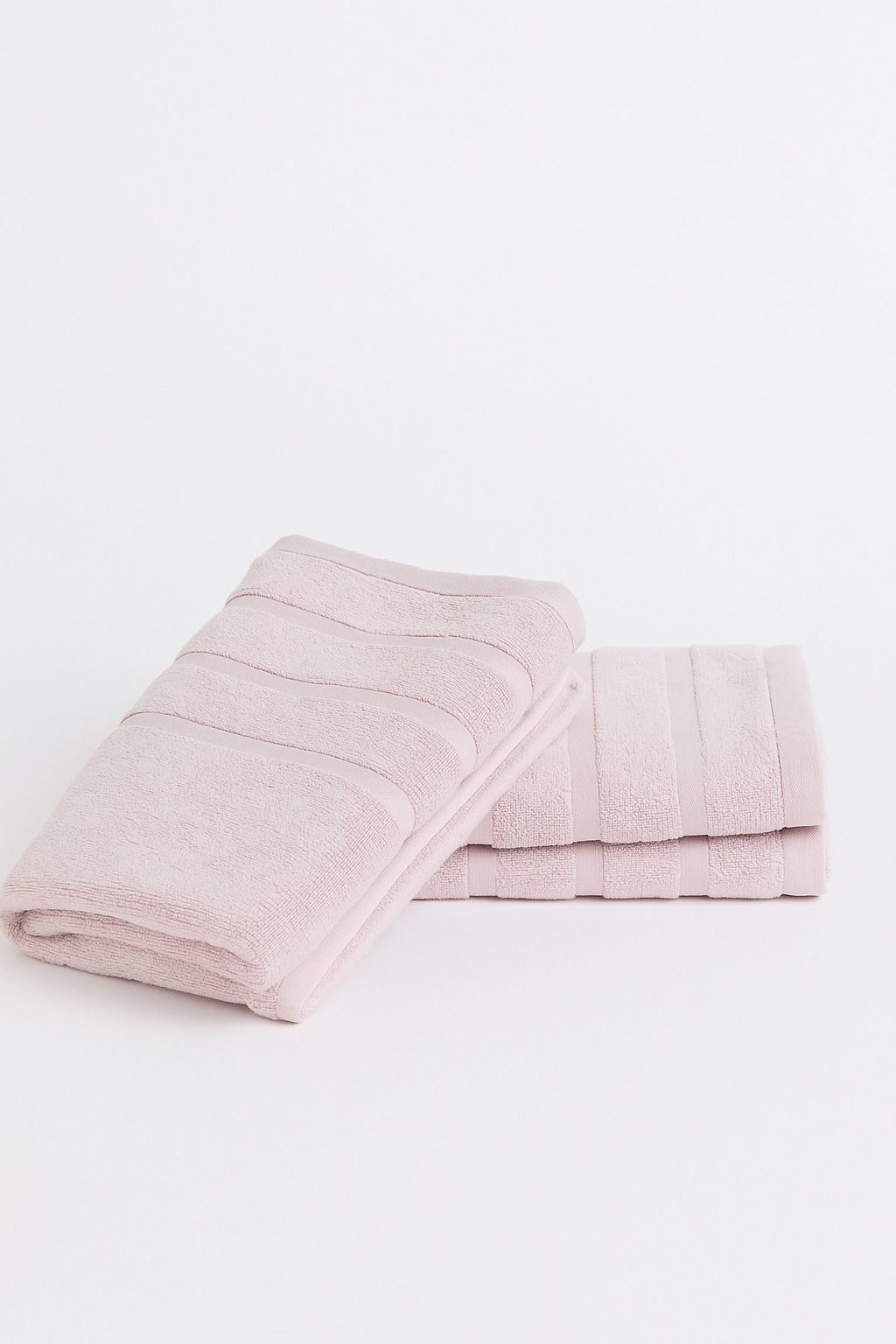 Pink Modern Threads 100% Combed Cotton Bath Towels Super Absorbent & Quick Dry Soft & Plush, Blush