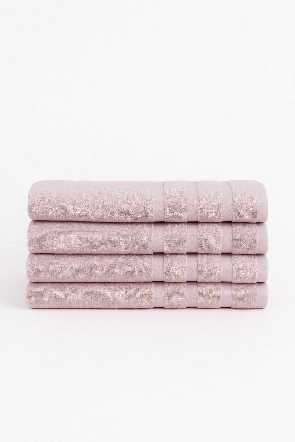 Pink Modern Threads 100% Combed Cotton Bath Towels Super Absorbent & Quick Dry Soft & Plush, Blush