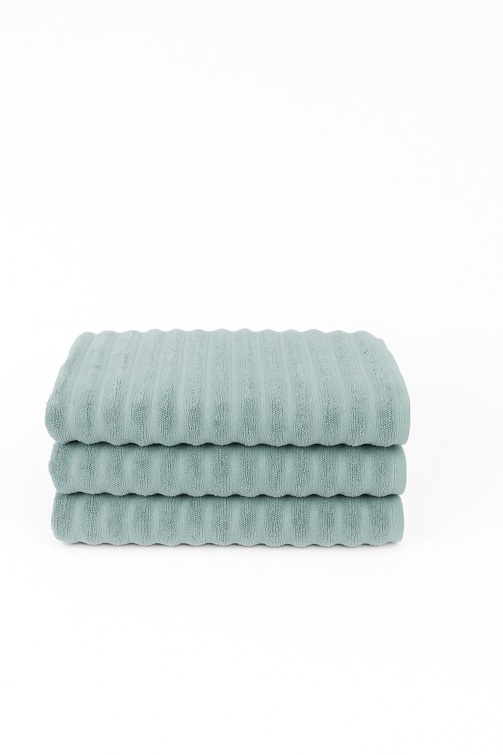 Cozyart Sage Green Bath Towels