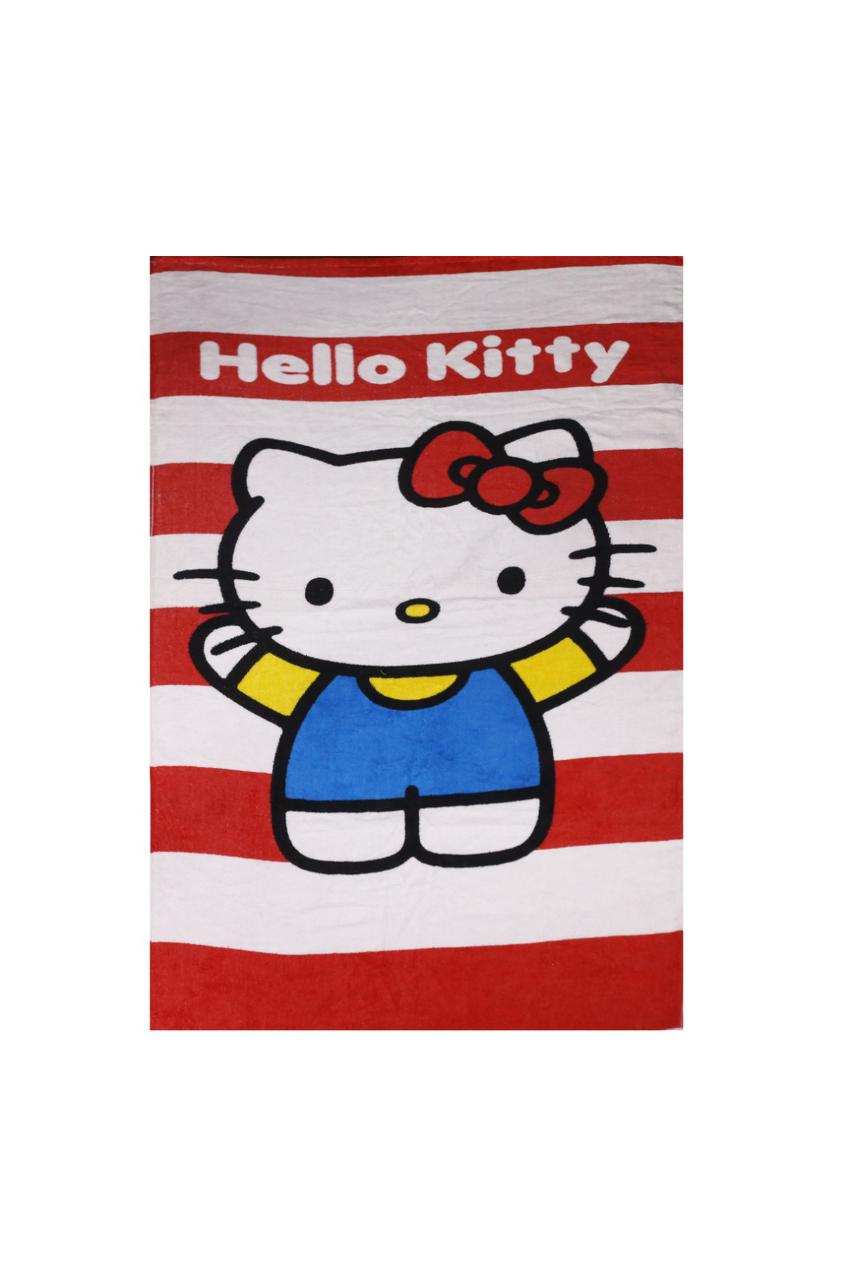 Classic Hello Kitty Stripes Printed Towel