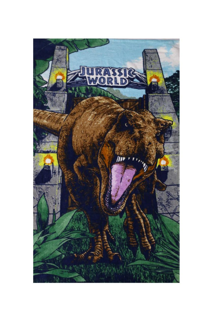Jurassic World Wild Majestic Dinosaur Printed Beach Towel - Limited Edition