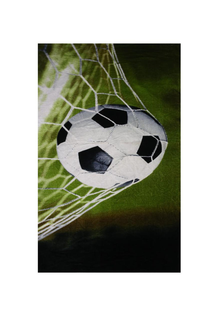 3d Soccer Goal Printed Towel