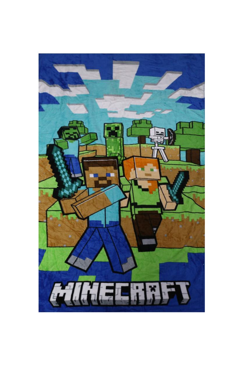 Minecraft Adventure Fleece Printed Towel - Limited Edition