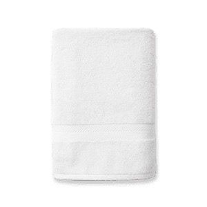 Classic White Cotton Premium Bath Towel