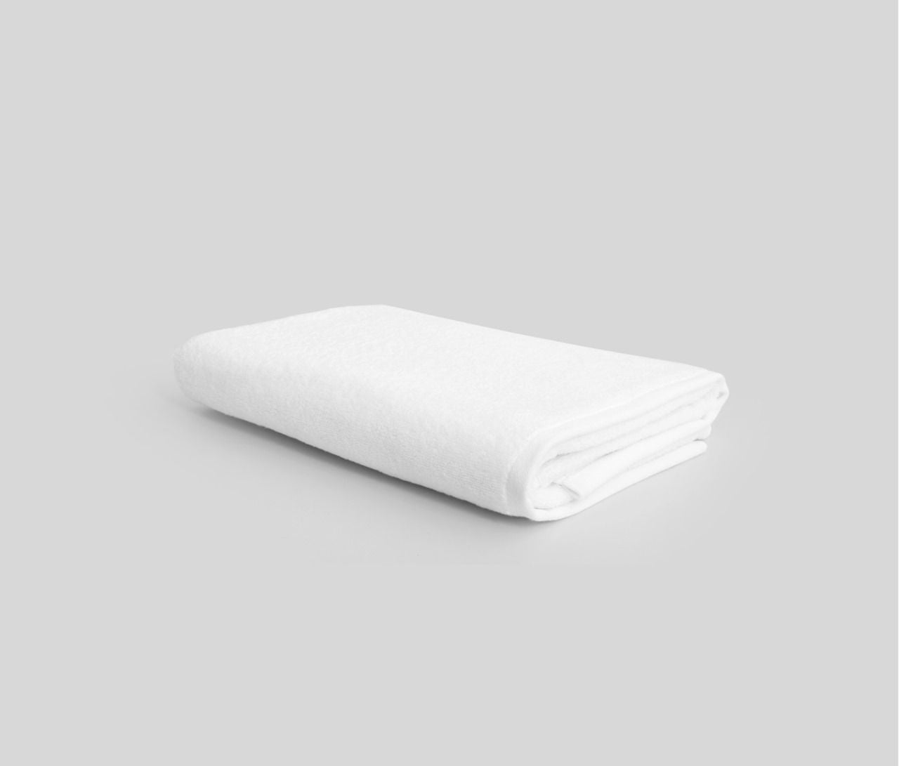 Classic White Cotton Premium Bath Towel