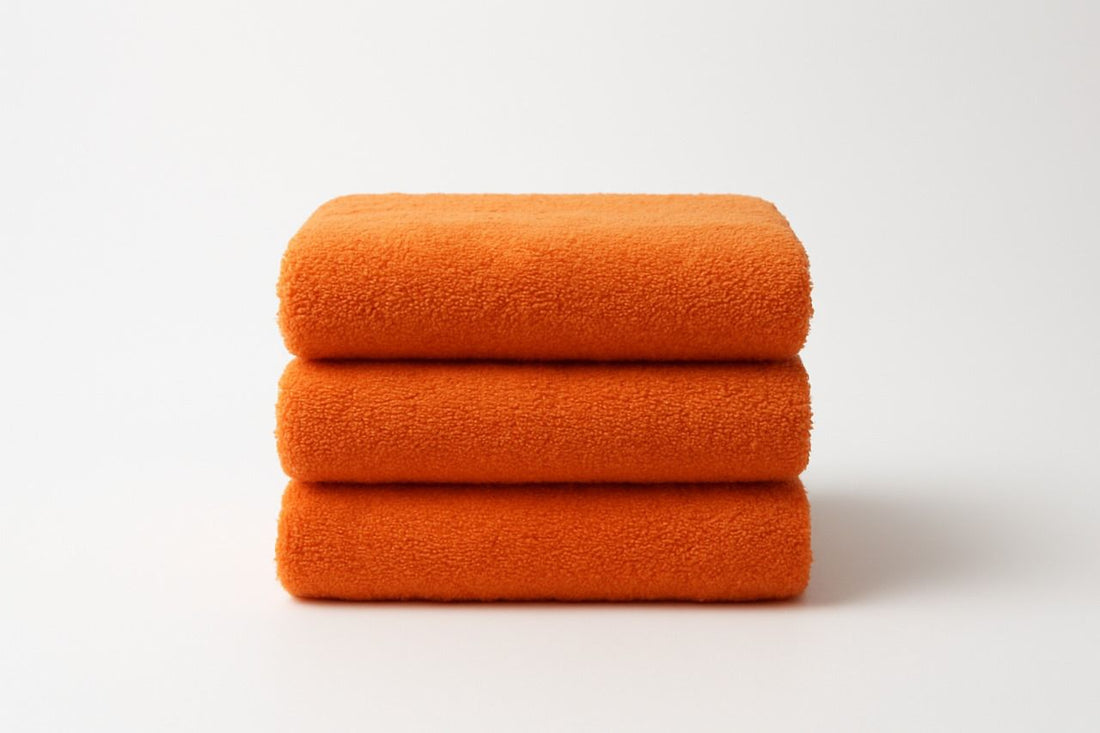 Premium Orange Turkish Cotton Premium Bath Towel
