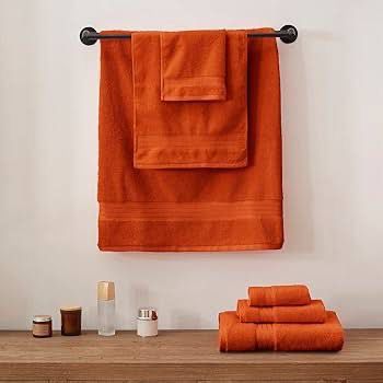 Premium Orange Turkish Cotton Premium Bath Towel