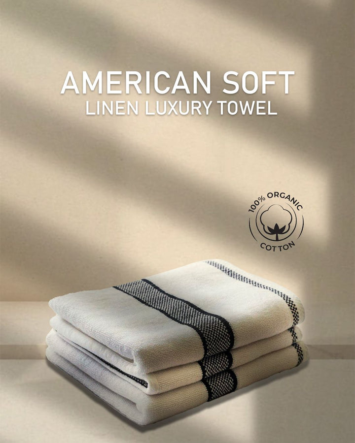 American Soft Linen Luxury Towel - 100% Turkish Cotton